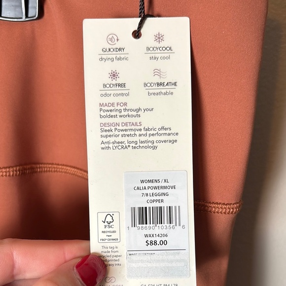 NWT Calia High Rise Power Move 7/8th Legging - Picture 3 of 4